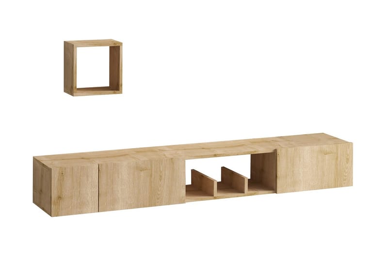 TV-kalustesetti Urgby 180x25 cm - Luonnonväri - Huonekalut - TV- & Mediakalusteet - TV-kalustepaketti