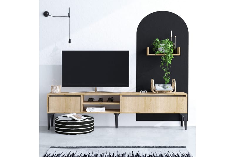 TV-kalustesetti Urgby 180x50 cm - Sininen - Huonekalut - TV- & Mediakalusteet - TV-kalustepaketti