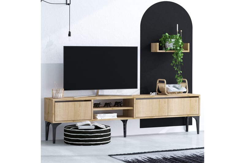 TV-kalustesetti Urgby 180x50 cm - Sininen - Huonekalut - TV- & Mediakalusteet - TV-kalustepaketti
