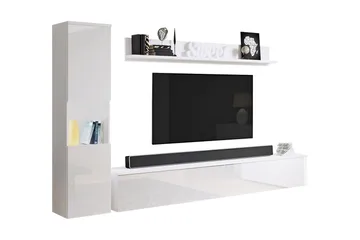 Tv-kalustesetti - Valkoinen - Huonekalut - TV- & Mediakalusteet - TV-kalustepaketti