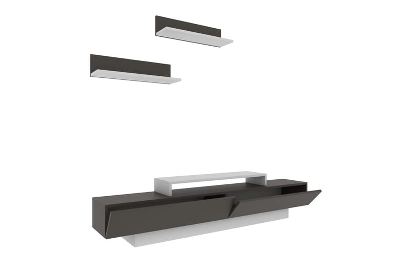 TV-kalustesetti Violaceae 180x40 cm - Valkoinen - Huonekalut - TV- & Mediakalusteet - TV-kalustepaketti