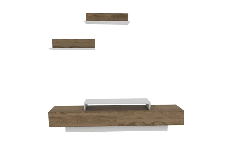 TV-kalustesetti Violaceae 180x40 cm - Valkoinen - Huonekalut - TV- & Mediakalusteet - TV-kalustepaketti