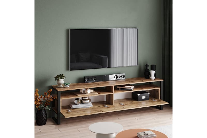 TV-kalustesetti Violaceae 180x56 cm - Vihreä - Huonekalut - TV- & Mediakalusteet - TV-kalustepaketti