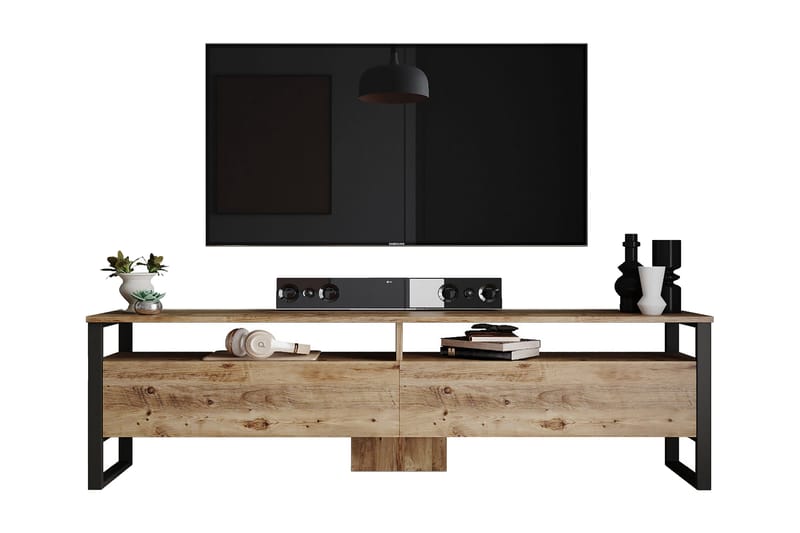 TV-kalustesetti Violaceae 180x56 cm - Vihreä - Huonekalut - TV- & Mediakalusteet - TV-kalustepaketti