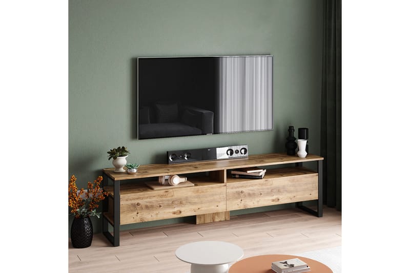 TV-kalustesetti Violaceae 180x56 cm - Vihreä - Huonekalut - TV- & Mediakalusteet - TV-kalustepaketti