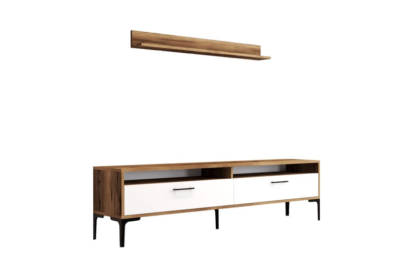 TV-kalustesetti Zakkum 180x47 cm - Ruskea - Huonekalut - TV- & Mediakalusteet - TV-kalustepaketti
