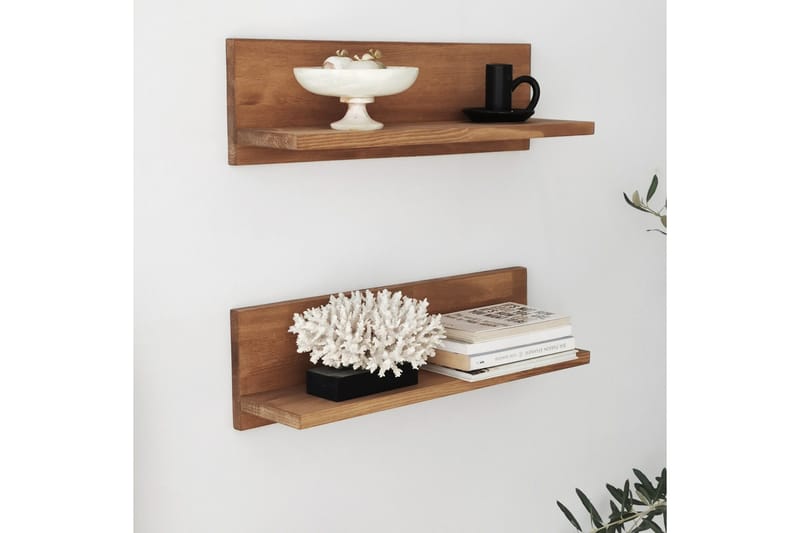 TV-kalustesetti Zakkum 50x15 cm - Ruskea - Huonekalut - TV- & Mediakalusteet - TV-kalustepaketti