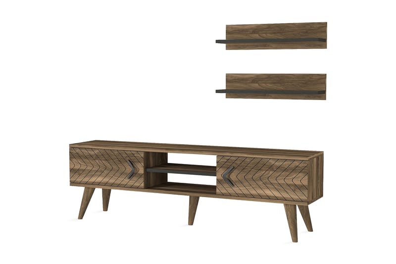 TV-taso Jospeh seinähyllyllä - Huonekalut - TV- & Mediakalusteet - TV-kalustepaketti