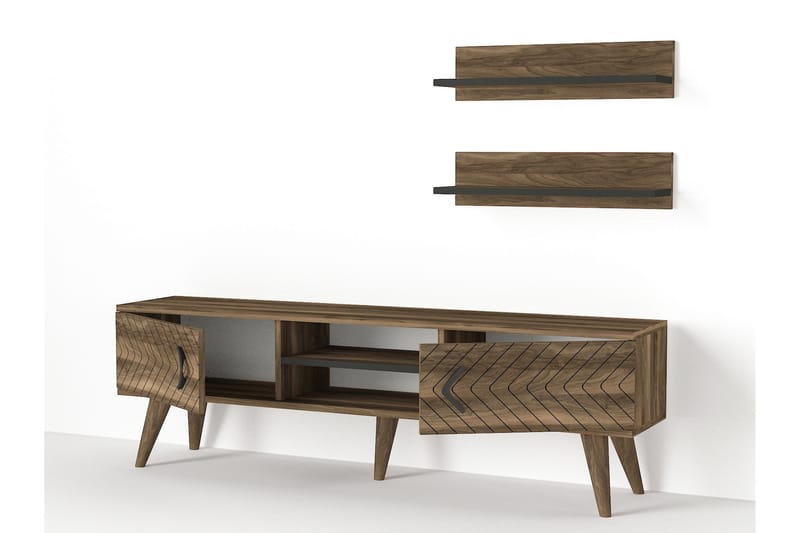 TV-taso Jospeh seinähyllyllä - Huonekalut - TV- & Mediakalusteet - TV-kalustepaketti