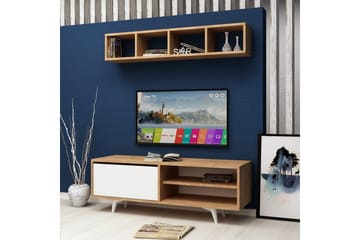 TV-taso Naidaj seinähyllyllä - Huonekalut - TV- & Mediakalusteet - TV-kalustepaketti