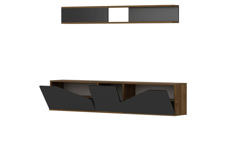 TV-taso Pangler Hyllyllä - Huonekalut - TV- & Mediakalusteet - TV-kalustepaketti