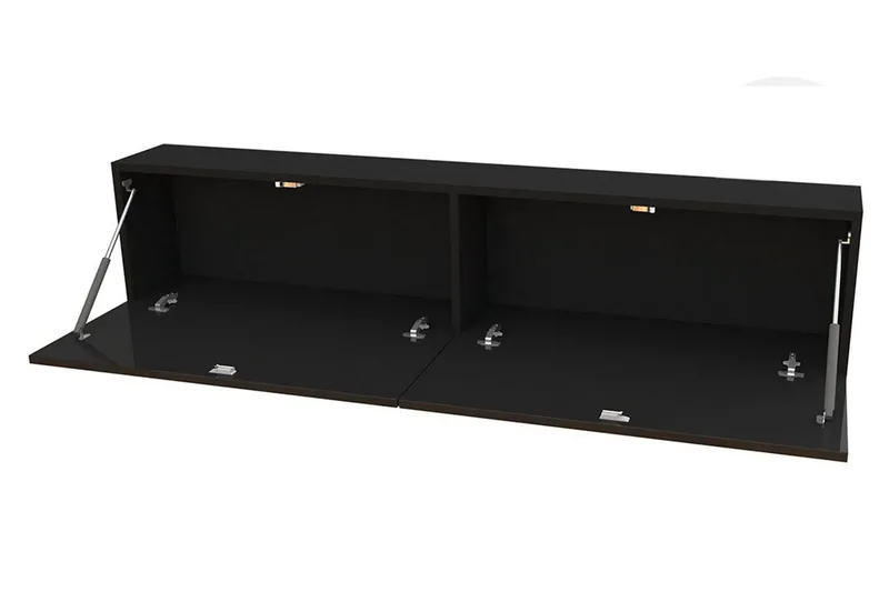 TV-kalustepaketti Vigo 280x40x180 cm - Musta/Valkoinen - Huonekalut - TV- & Mediakalusteet - TV-kalustepaketti