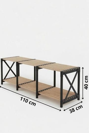 TV Stand Hanah Home Musta - Huonekalut - TV- & Mediakalusteet - Tv taso & Mediataso