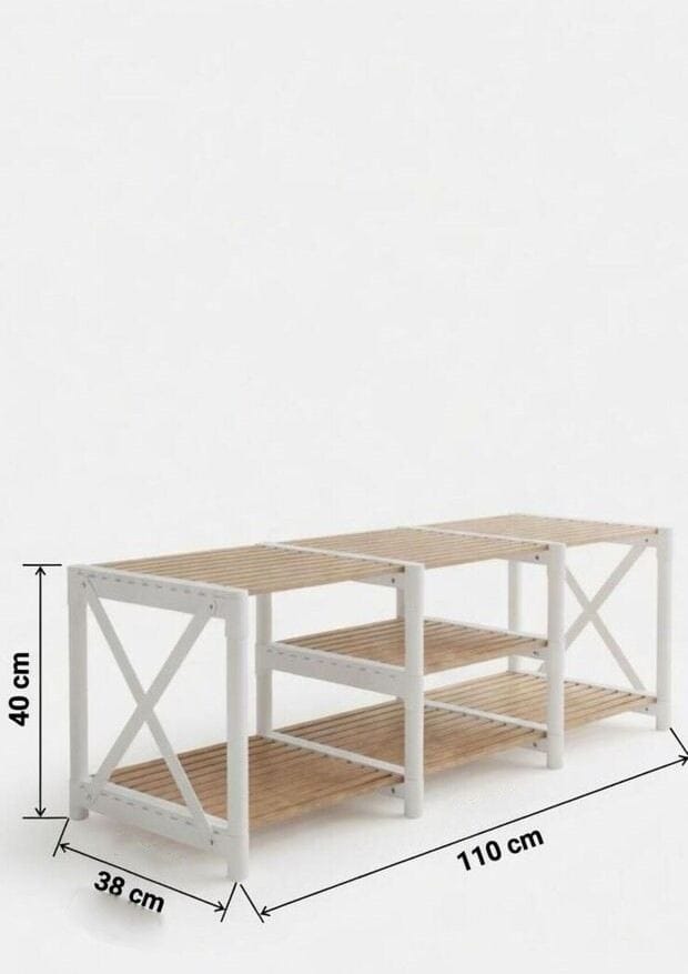 TV Stand Hanah Home Valkoinen - Huonekalut - TV- & Mediakalusteet - Tv taso & Mediataso