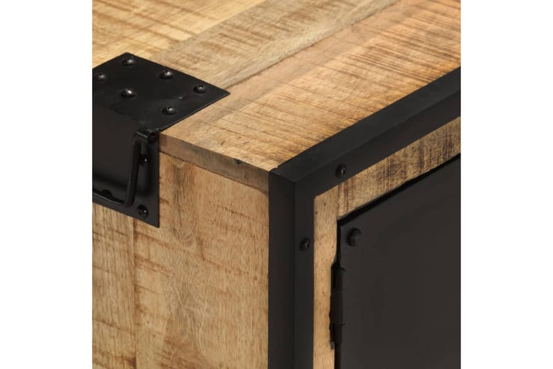 TV-taso 110x31x46 cm karkea mangopuu - Monivärinen - Huonekalut - TV- & Mediakalusteet - Tv taso & Mediataso