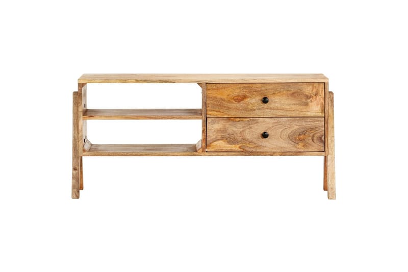 TV-taso 97x35x47 cm täysi mangopuu - Ruskea - Huonekalut - TV- & Mediakalusteet - Tv taso & Mediataso