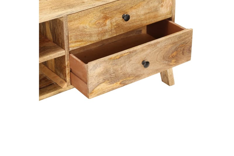 TV-taso 97x35x47 cm täysi mangopuu - Ruskea - Huonekalut - TV- & Mediakalusteet - Tv taso & Mediataso