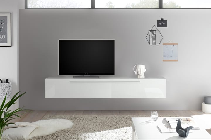 TV-taso Acme 210 cm - Valkoinen - Tv taso & Mediataso
