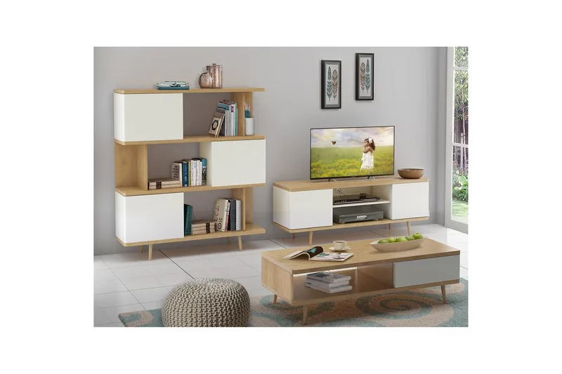 TV-taso Alandra - Huonekalut - TV- & Mediakalusteet - Tv taso & Mediataso