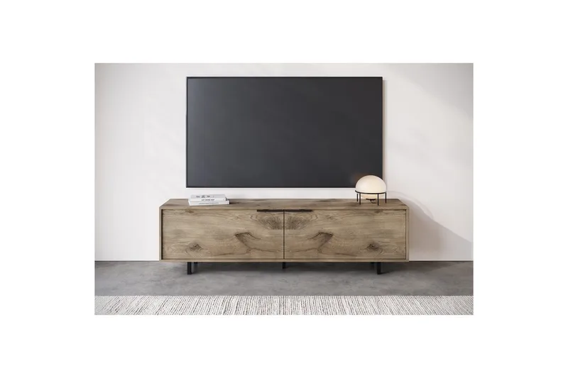 TV-taso Alberto 180x38x50 cm, Tammi - 180x38x50 cm, Tammi - Huonekalut - TV- & Mediakalusteet - Tv taso & Mediataso