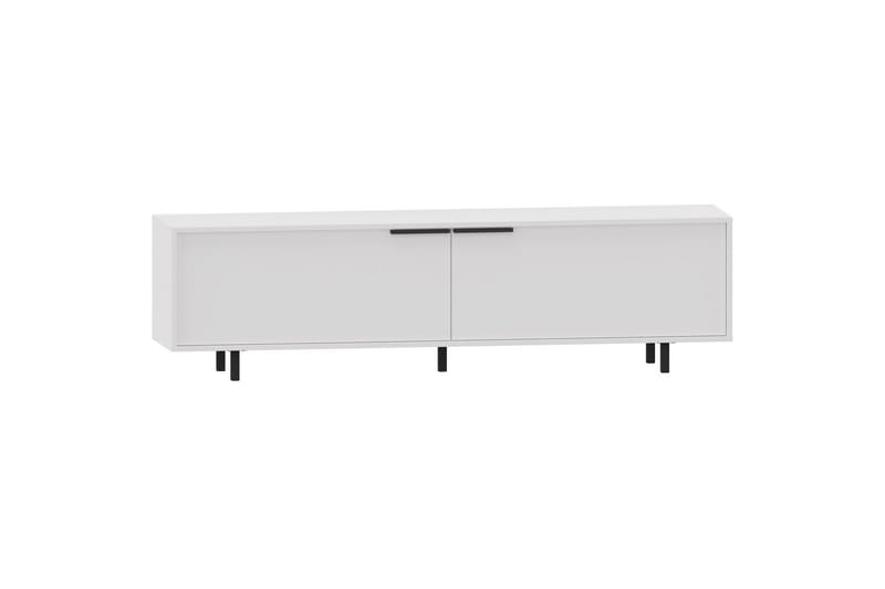 TV-taso Alberto 180x38x50 cm, Valkoinen - 180x38x50 cm, Valkoinen - Huonekalut - TV- & Mediakalusteet - Tv taso & Mediataso