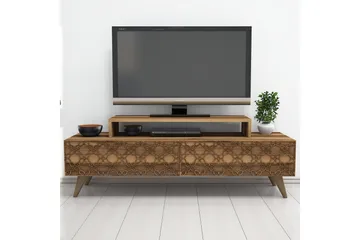 TV-taso Amtorp 140 cm - Ruskea - Huonekalut - TV- & Mediakalusteet - Tv taso & Mediataso