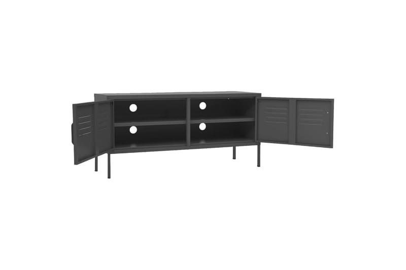 TV-taso antrasiitti 105x35x50 cm teräs - Huonekalut - TV- & Mediakalusteet - Tv taso & Mediataso