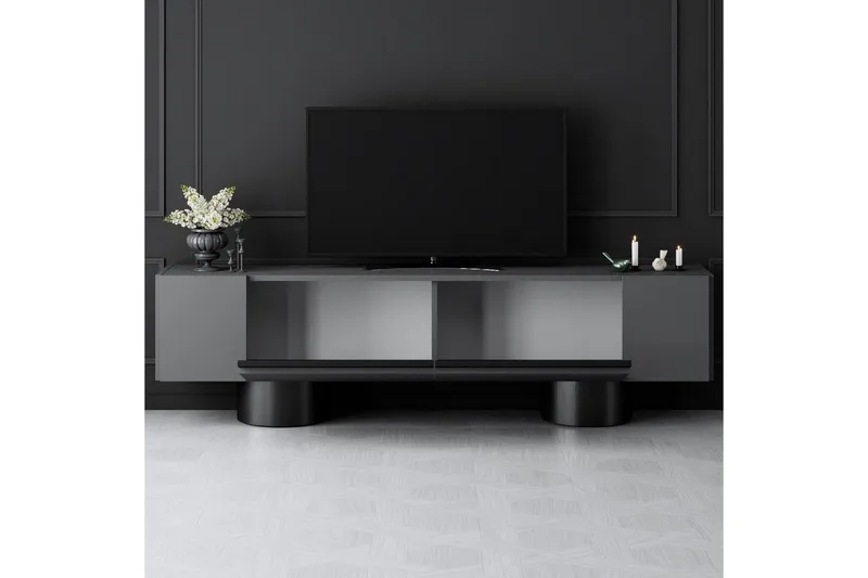 TV-taso Antrasiitti / Musta - Antrasiitti / Musta - Huonekalut - TV- & Mediakalusteet - Tv taso & Mediataso