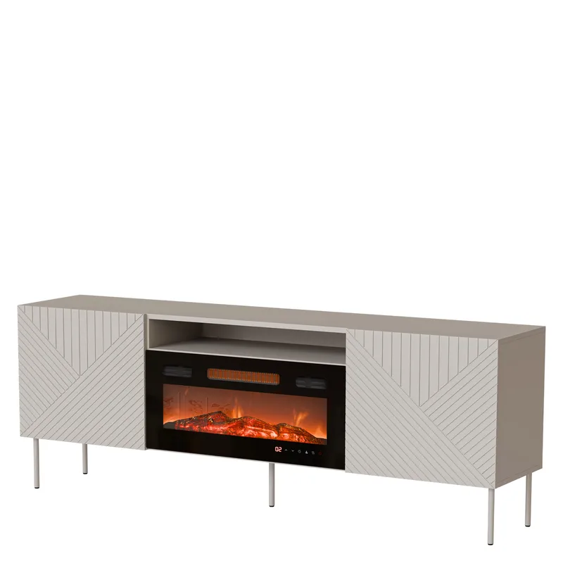 TV-taso ART DECO 190 EF II -TV-taso + takka beige, undefined