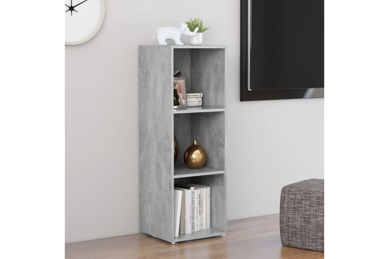 TV-taso betoninharmaa 107x35x37 cm lastulevy - Harmaa - Huonekalut - TV- & Mediakalusteet - Tv taso & Mediataso