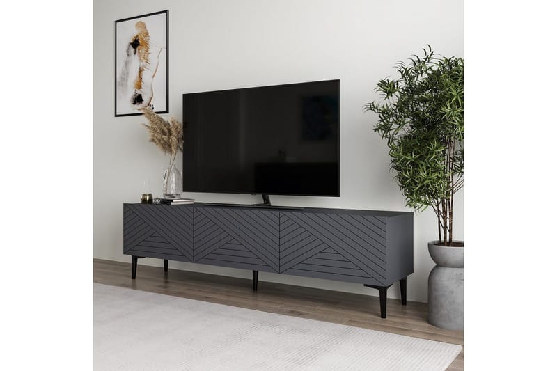 TV-taso Botswana Antrasiitti - Antrasiitti - Huonekalut - TV- & Mediakalusteet - Tv taso & Mediataso