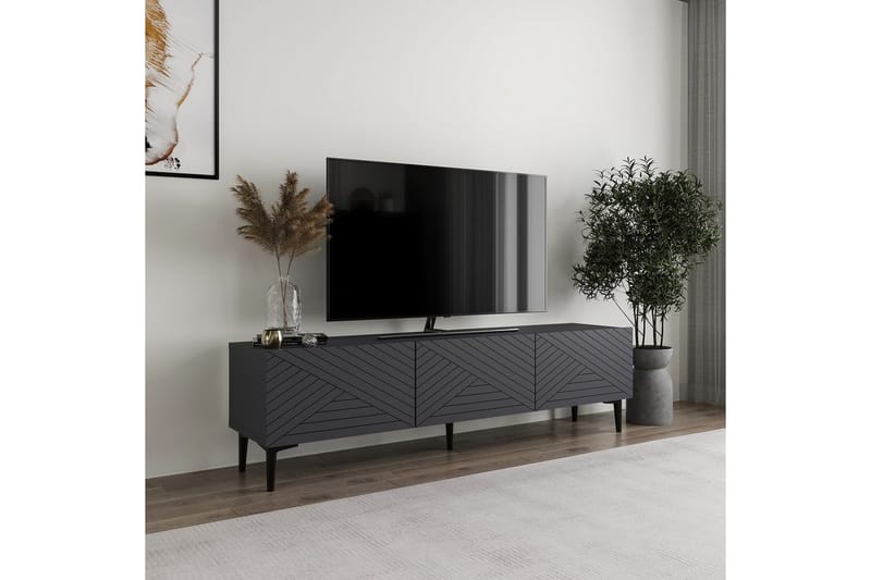 TV-taso Botswana Antrasiitti - Antrasiitti - Huonekalut - TV- & Mediakalusteet - Tv taso & Mediataso