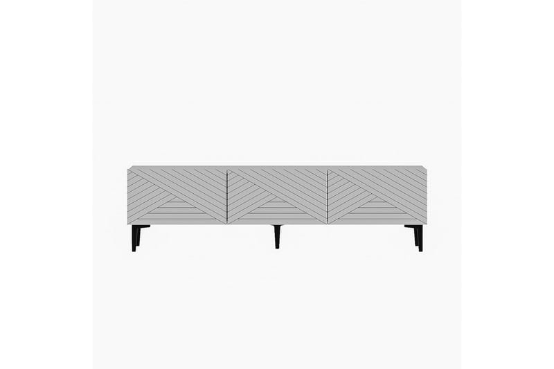 TV-taso Botswana Valkoinen - Valkoinen - Huonekalut - TV- & Mediakalusteet - Tv taso & Mediataso