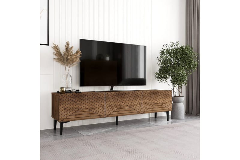 TV-taso Botswana Pähkinäpuu - Pähkinäpuu - Huonekalut - TV- & Mediakalusteet - Tv taso & Mediataso