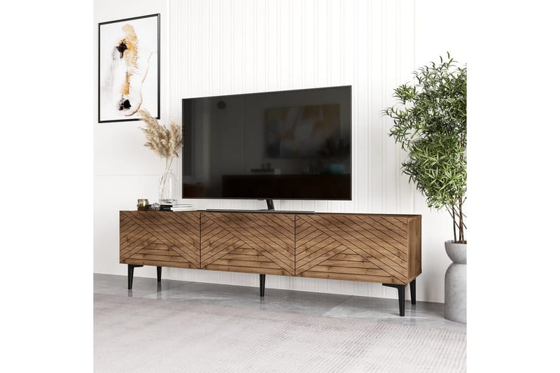 TV-taso Botswana Pähkinäpuu - Pähkinäpuu - Huonekalut - TV- & Mediakalusteet - Tv taso & Mediataso