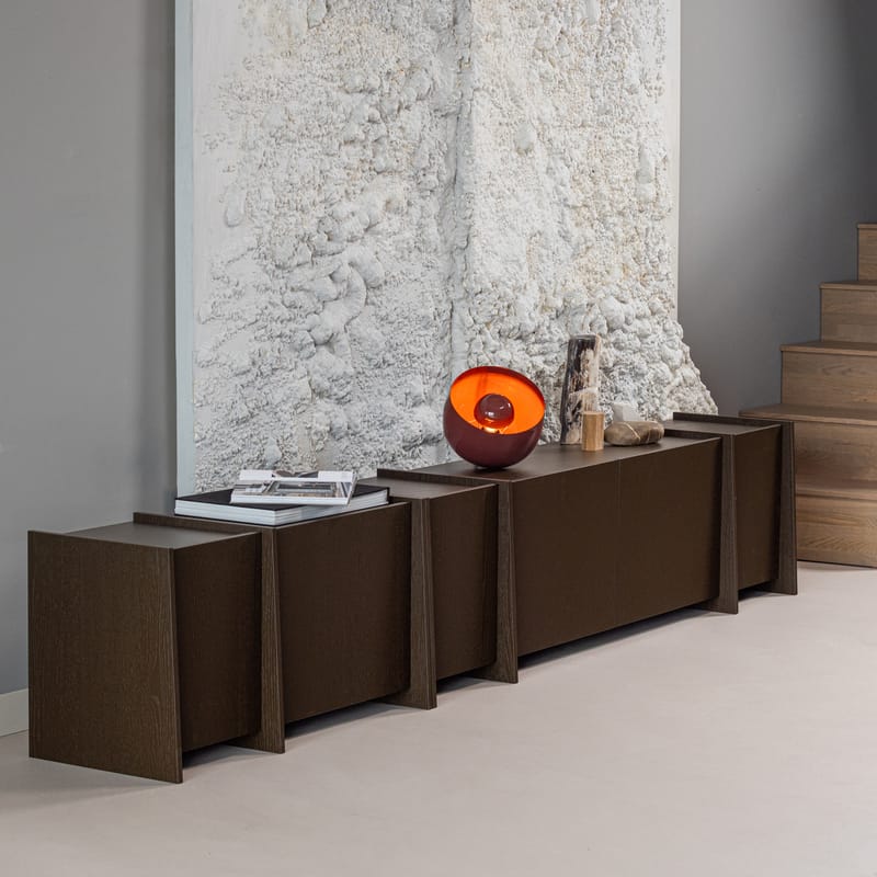 TV-taso Brock 102 cm - Keskiruskea - Huonekalut - TV- & Mediakalusteet - TV-kaappi