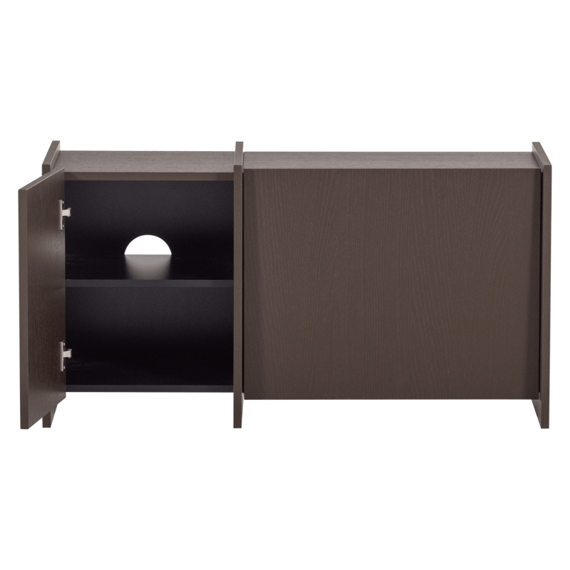 TV-taso Brock 102 cm - Keskiruskea - Huonekalut - TV- & Mediakalusteet - TV-kaappi