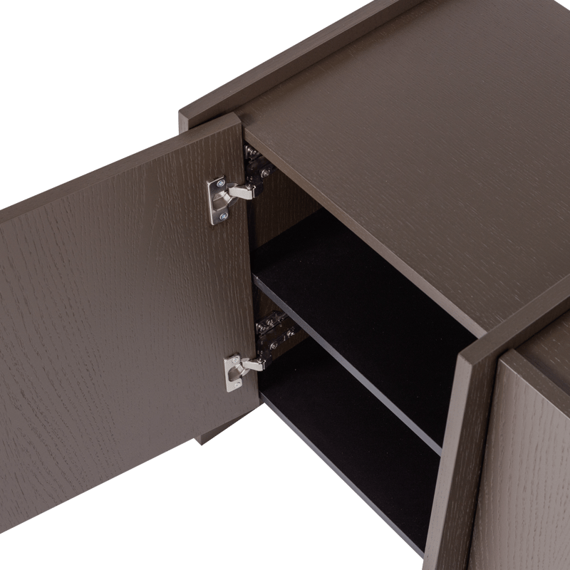 TV-taso Brock 102 cm - Keskiruskea - Huonekalut - TV- & Mediakalusteet - TV-kaappi