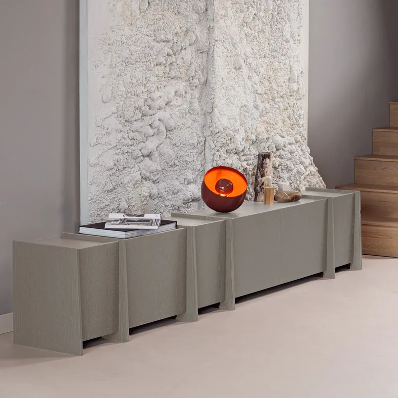 TV-taso Brock 102 cm - Lämminharmaa - Huonekalut - TV- & Mediakalusteet - TV-kaappi