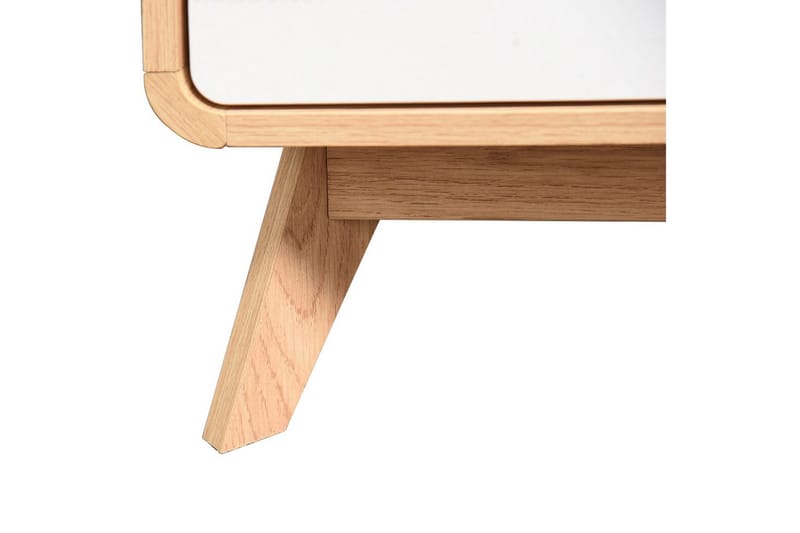 TV-taso Cassie 100x51x40 cm, Tammea/Valkoinen - 100x51x40 cm, Tammea/Valkoinen - Huonekalut - TV- & Mediakalusteet - Tv taso & Mediataso