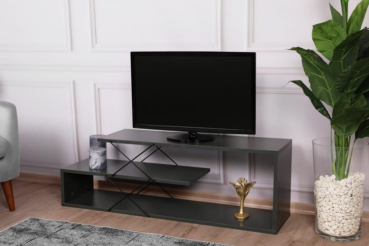 TV-taso Chyenne 120 cm - Antrasiitti - Tv taso & Mediataso