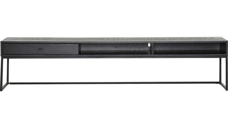 TV-taso Eiknor 180 cm - Musta saarni - Huonekalut - TV- & Mediakalusteet - Tv taso & Mediataso