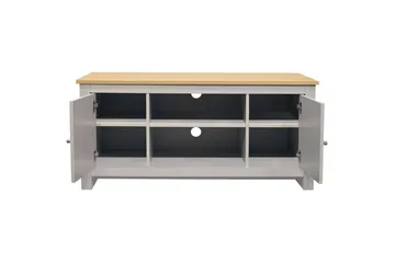 TV-taso Emerald 120x39x58 cm, Luonto/harmaa - 120x39x58 cm, Luonto/harmaa - Huonekalut - TV- & Mediakalusteet - Tv taso & Mediataso