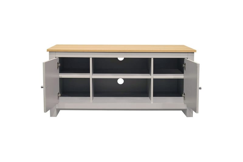 TV-taso Emerald 120x39x58 cm, Luonto/harmaa - 120x39x58 cm, Luonto/harmaa - Huonekalut - TV- & Mediakalusteet - Tv taso & Mediataso