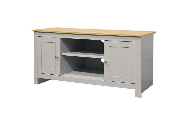 TV-taso Emerald 120x39x58 cm, Luonto/harmaa, 120x39x58 cm, Luonto/harmaa