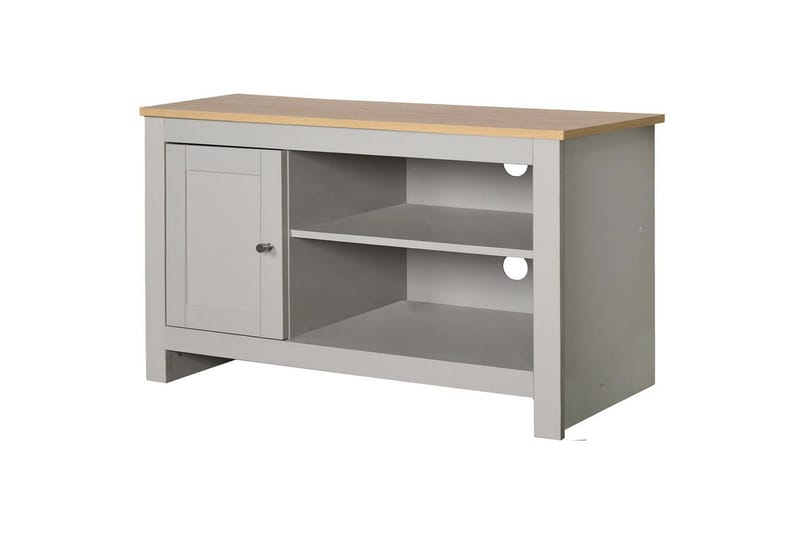 TV-taso Emerald 95x39x58 cm, Luonto/harmaa - 95x39x58 cm, Luonto/harmaa - Huonekalut - TV- & Mediakalusteet - Tv taso & Mediataso