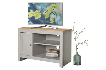 TV-taso Emerald 95x39x58 cm, Luonto/harmaa - 95x39x58 cm, Luonto/harmaa - Huonekalut - TV- & Mediakalusteet - Tv taso & Mediataso