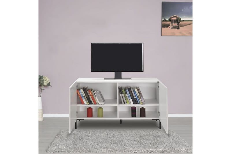 TV-taso Galnor Almasi / Valkoinen - Almasi / Valkoinen - Huonekalut - TV- & Mediakalusteet - Tv taso & Mediataso
