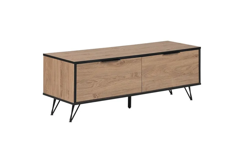 TV-taso Halston Vaalea puu, musta, Vaalea puu, musta