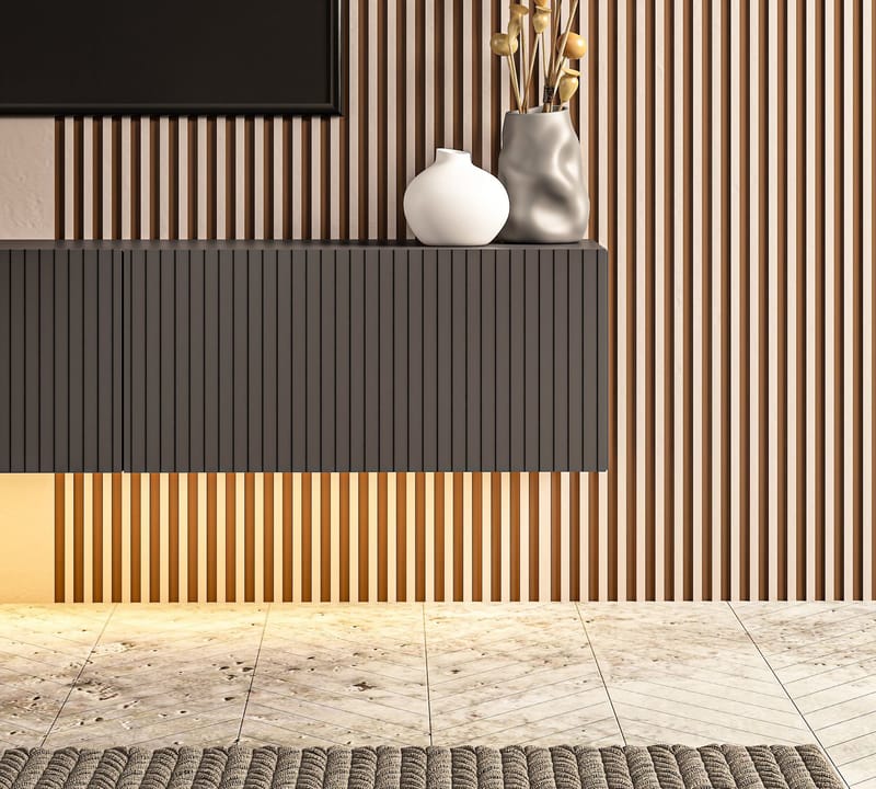 TV-taso Hanah Home Ada (180 x 28,6 x 31,4 cm) Antrasiitti - Antrasiitti - Huonekalut - TV- & Mediakalusteet - Tv taso & Mediataso